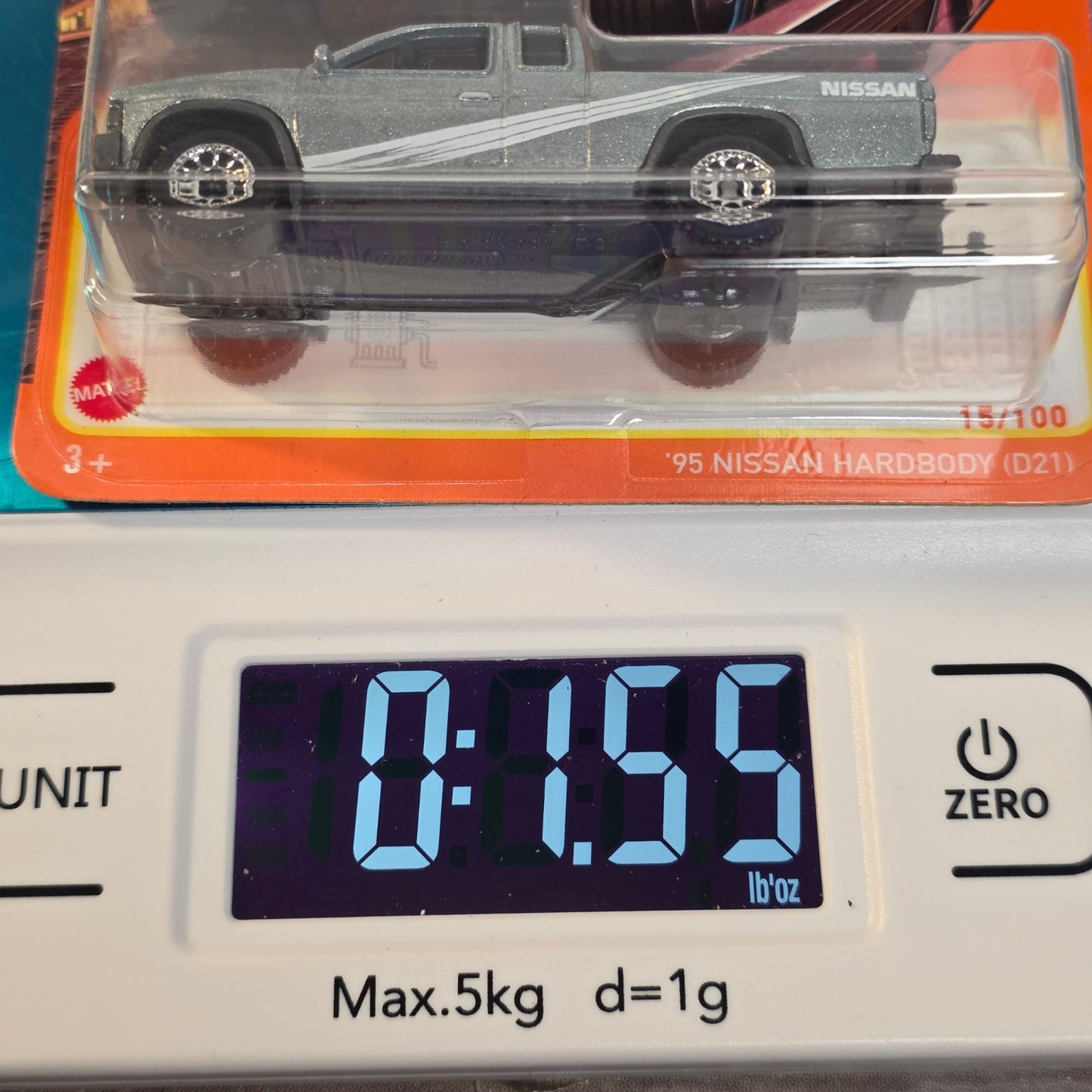 95 Nissan Hardbody D21 Matchbox Die-Cast Truck 1:64 Scale Collectible