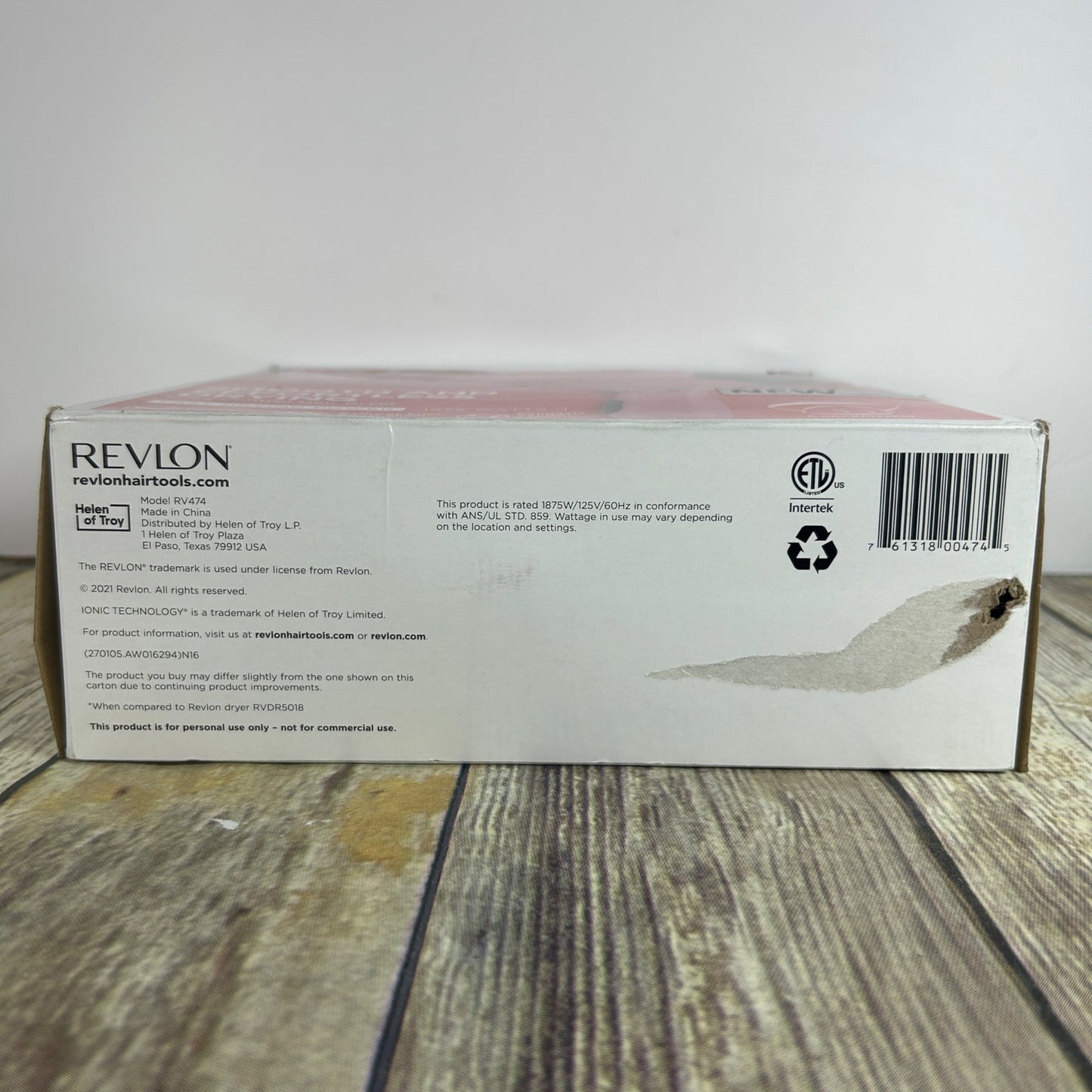 Revlon Ionic Technology Hair Dryer With Smoothing Concentrator & 3 Heat/Speed Settings