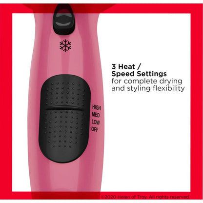 Revlon Ionic Technology Hair Dryer With Smoothing Concentrator & 3 Heat/Speed Settings