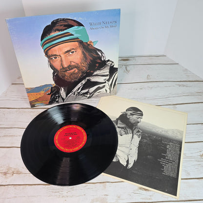 Willie Nelson Always On My Mind Vinyl Record Album 1982 Columbia Records FC 37951 Folk Country Music Collectible
