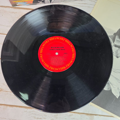 Willie Nelson Always On My Mind Vinyl Record Album 1982 Columbia Records FC 37951 Folk Country Music Collectible