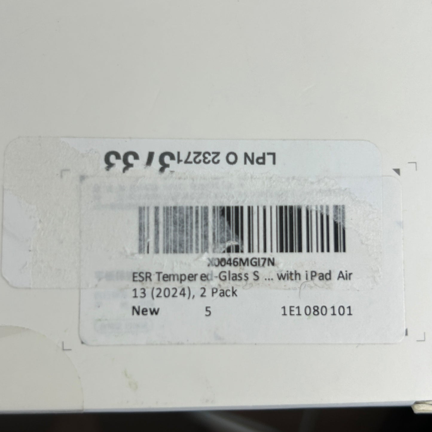 ESR Tempered Glass Screen Protector 2 Pack For iPad Air 13 Bubble-Free Application