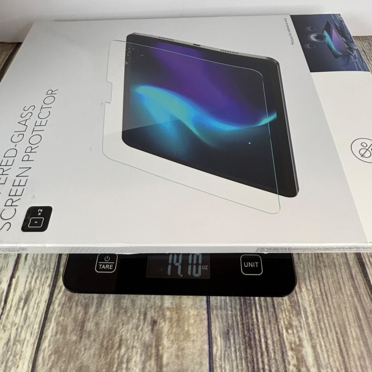 ESR Tempered Glass Screen Protector 2 Pack For iPad Air 13 Bubble-Free Application