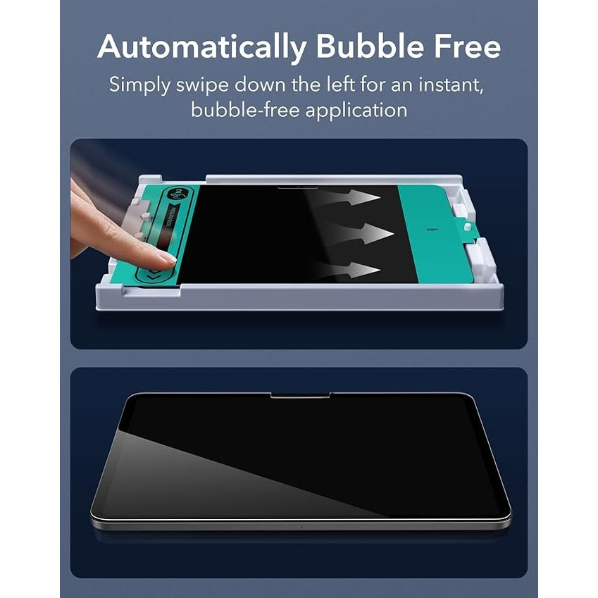 ESR Tempered Glass Screen Protector 2 Pack For iPad Air 13 Bubble-Free Application