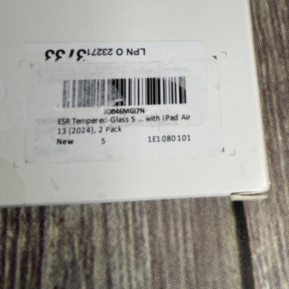 ESR Tempered Glass Screen Protector 2 Pack For iPad Air 13 Bubble-Free Application