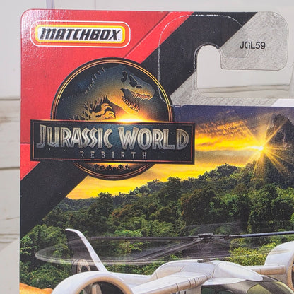 Matchbox Jurassic World Rapid Rescue Copter Helicopter Toy