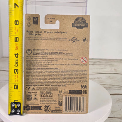 Matchbox Jurassic World Rapid Rescue Copter Helicopter Toy