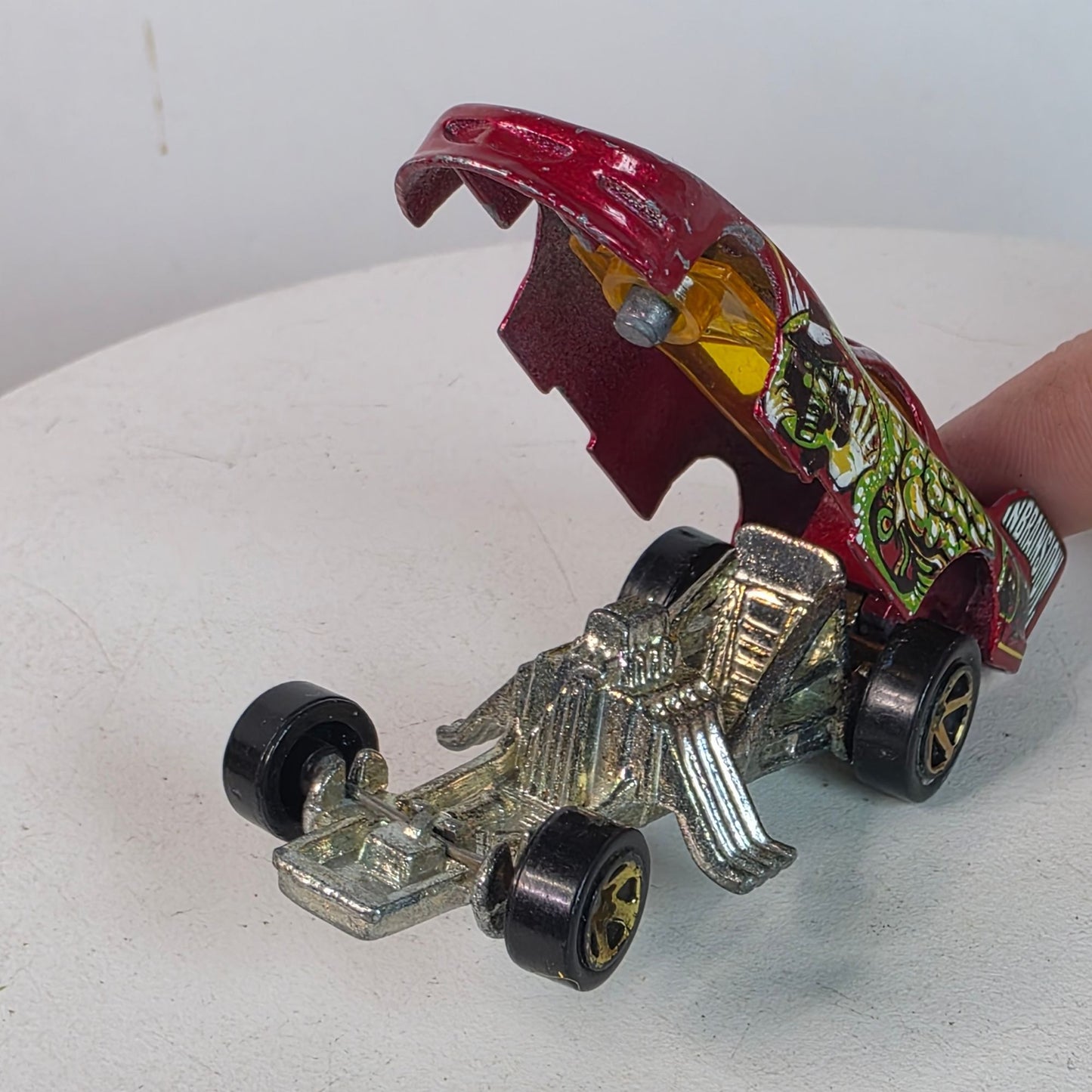 Vintage 1977 Hot Wheels Inbrainson Dragster