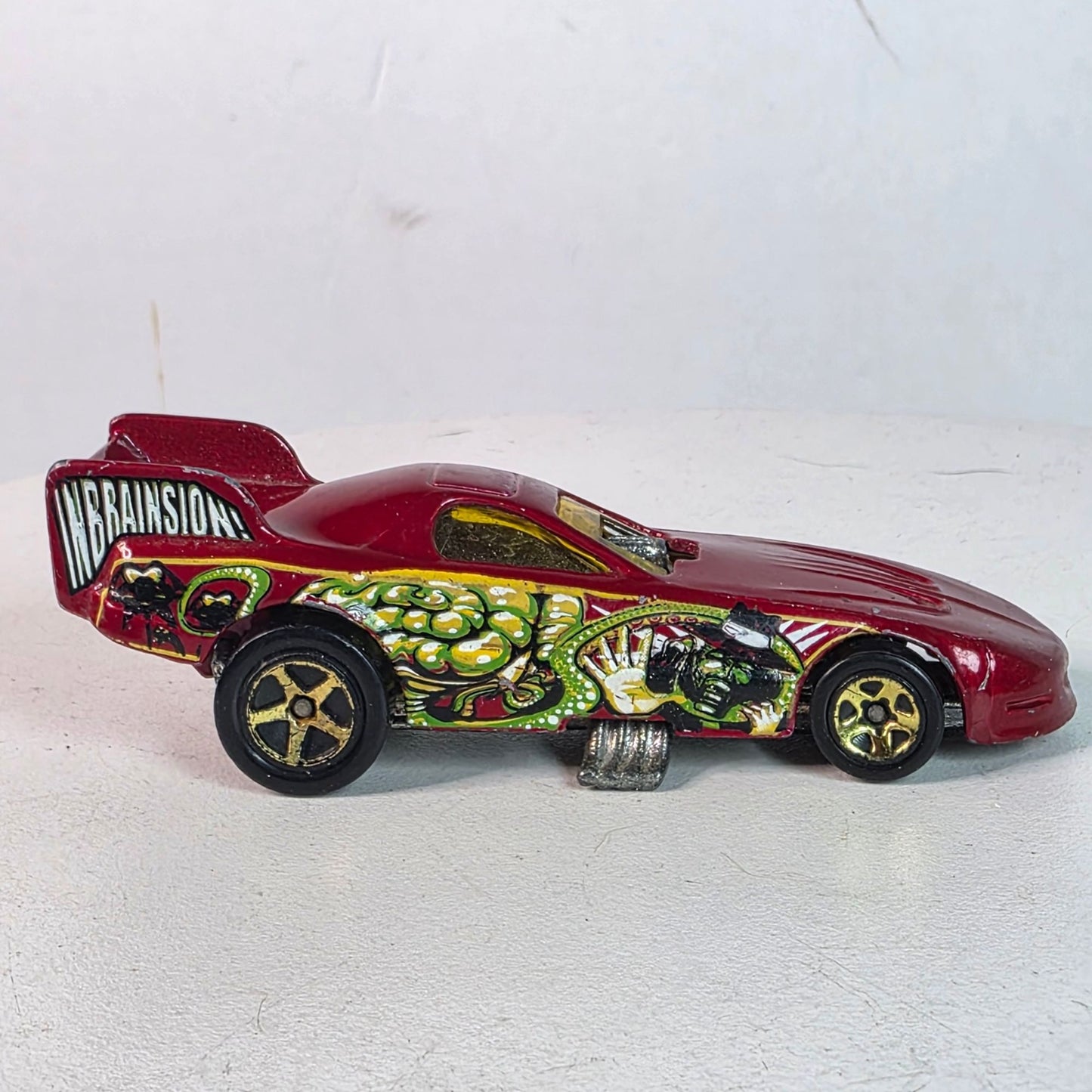 Vintage 1977 Hot Wheels Inbrainson Dragster