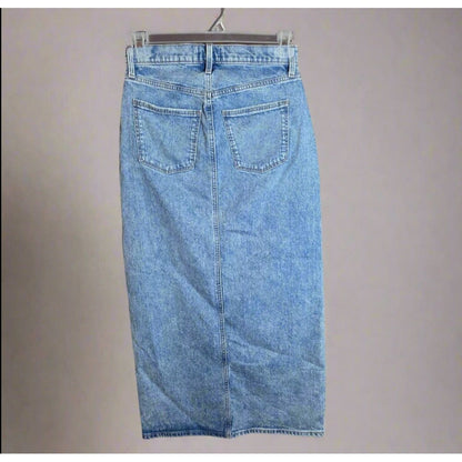 Universal Thread Womens High-Waisted Medium Wash Denim Skirt Size 6