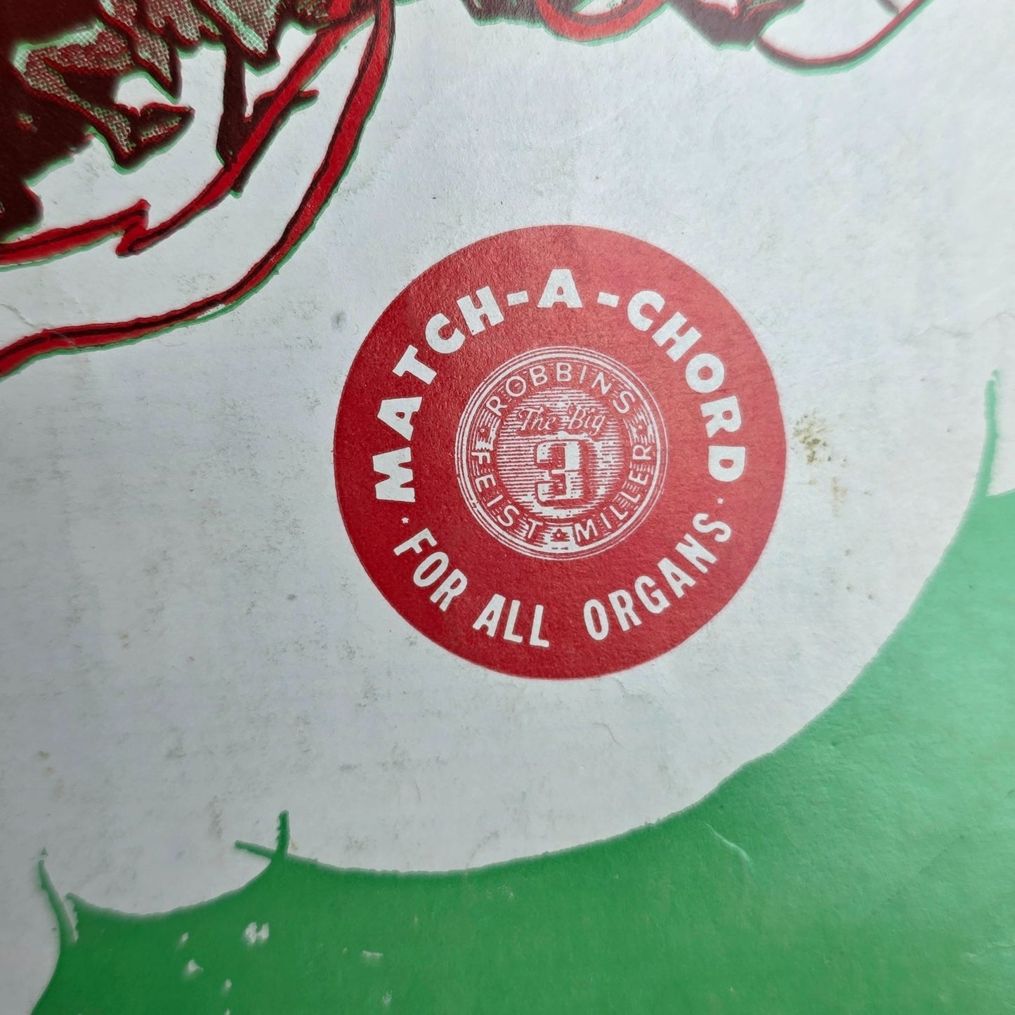 Vintage 1950s "Santa Claus Is Comin To Town" Sheet Music For Organ