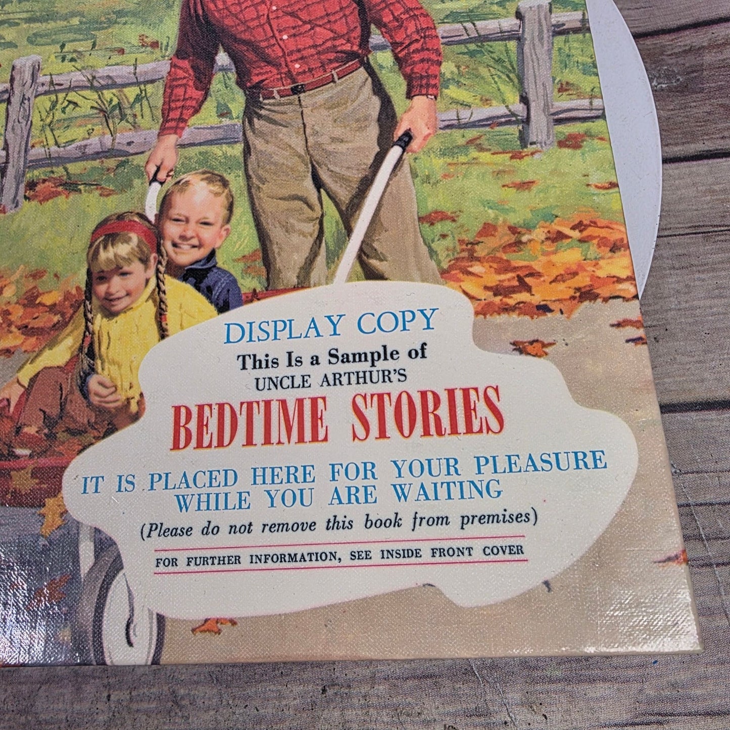 Vintage Uncle Arthurs Bedtime Stories Volume 1 Display Copy Hardcover