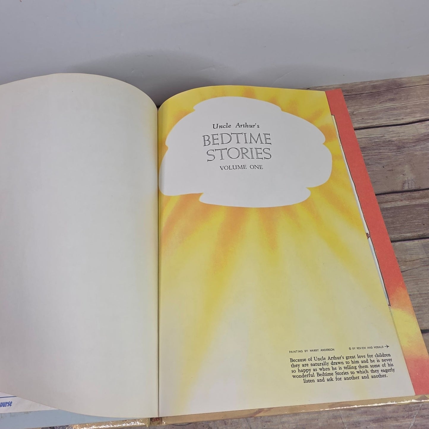 Vintage Uncle Arthurs Bedtime Stories Volume 1 Display Copy Hardcover