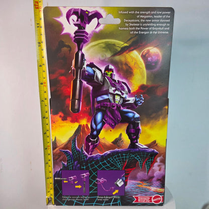 Masters Of The Universe X Transformers Megatron Armor Skeletor Figure New In Box