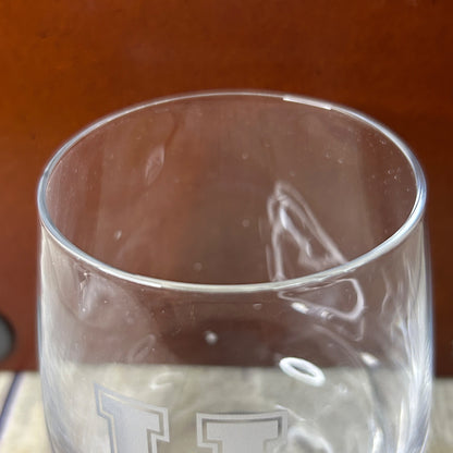 Kentucky Wildcats Football Glass Decanter With 2 Stemless Glasses By The Memory Company - 3 Piece Set