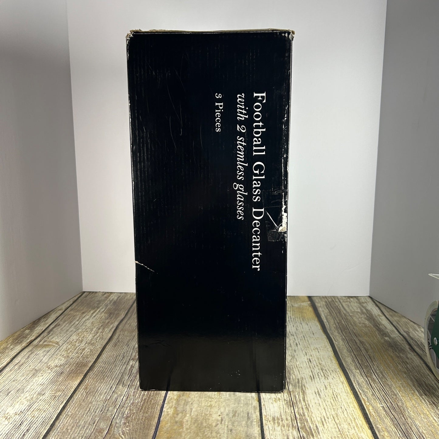 Kentucky Wildcats Football Glass Decanter With 2 Stemless Glasses By The Memory Company - 3 Piece Set