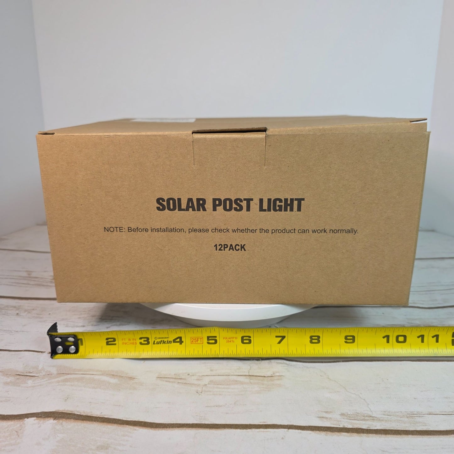 Volisun Solar Post Cap Lights 12 Pack Warm/Cool White Outdoor Lighting For Fence Deck & Patio
