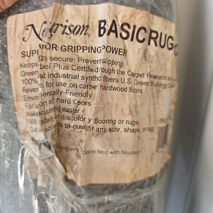 Nourison Basic RugLoc Non-Skid Rug Pad 90x116 Inches For Hardwood Floors