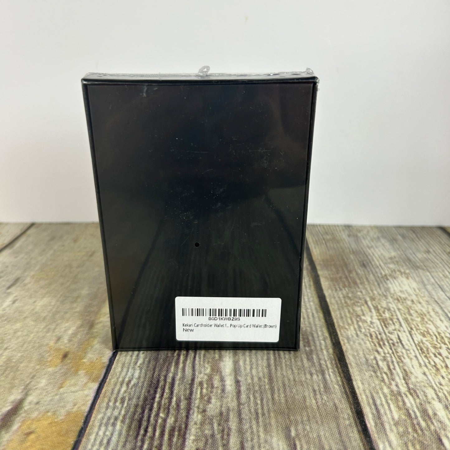 Kekari Slim Minimalist Pop Up Card Holder Wallet  RFID Blocking  Holds Up To 6 Cards  Expandable Cash Strap  Aluminum & Leather