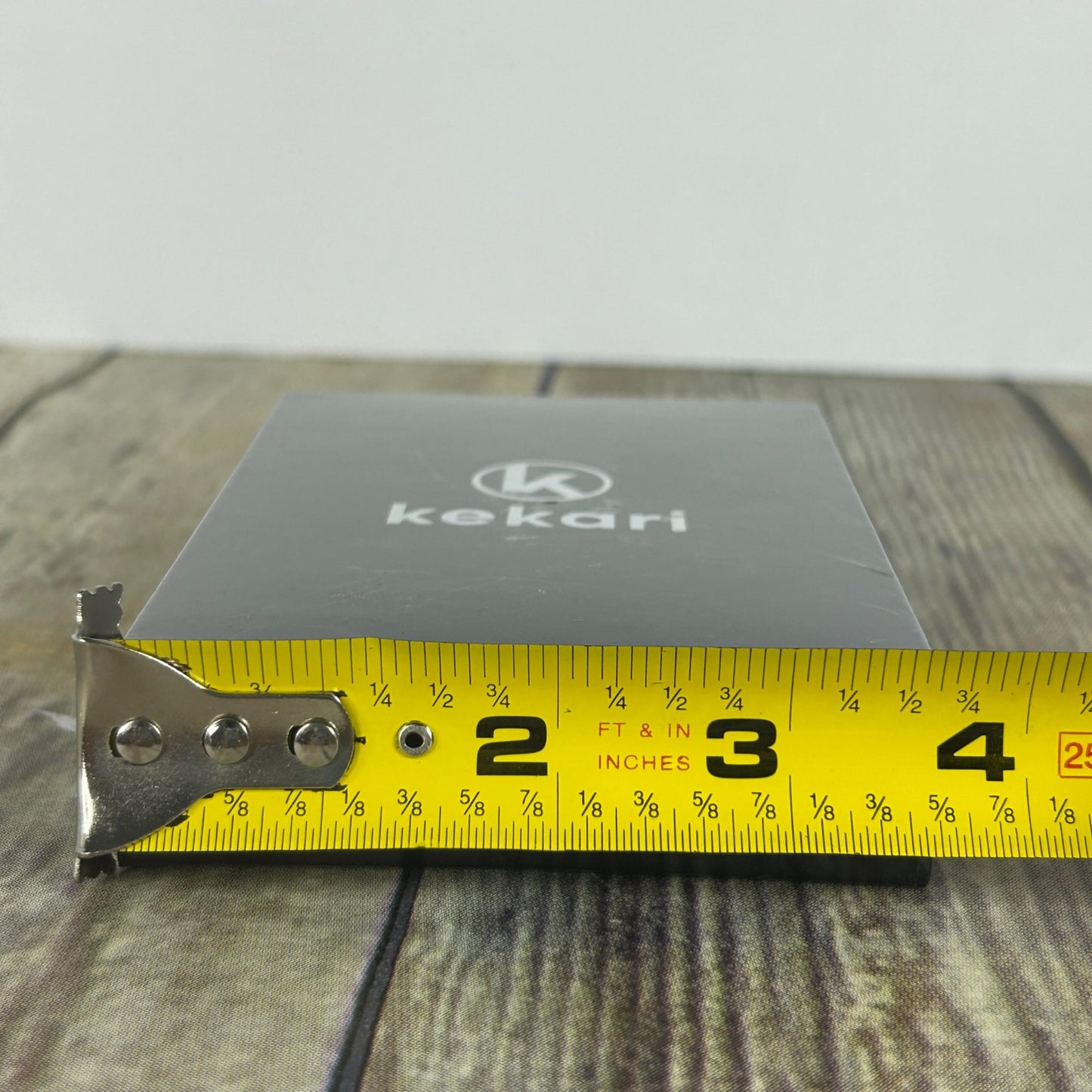 Kekari Slim Minimalist Pop Up Card Holder Wallet  RFID Blocking  Holds Up To 6 Cards  Expandable Cash Strap  Aluminum & Leather