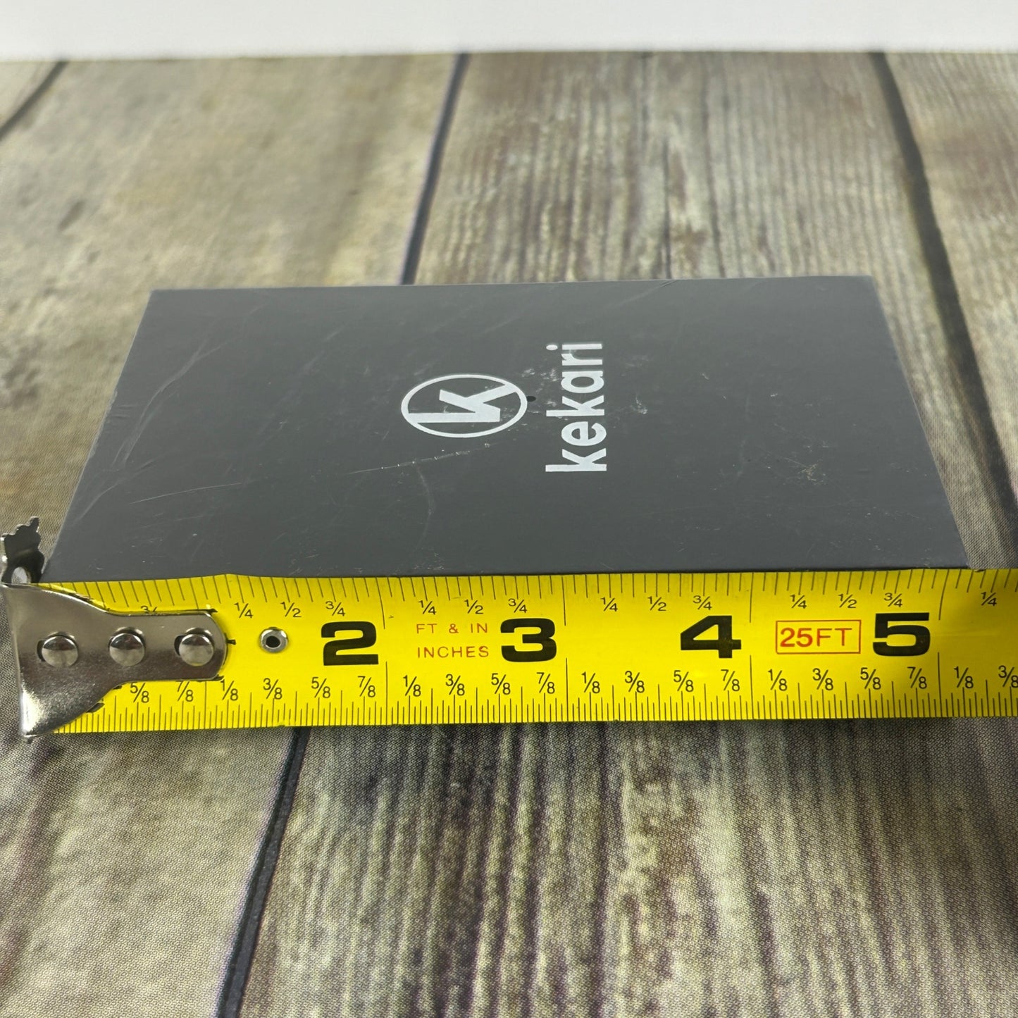 Kekari Slim Minimalist Pop Up Card Holder Wallet  RFID Blocking  Holds Up To 6 Cards  Expandable Cash Strap  Aluminum & Leather