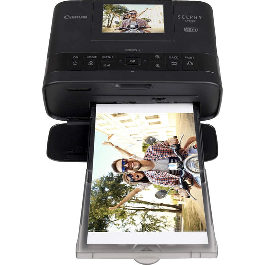 Canon Selphy CP1300 Wireless Compact Photo Printer With Paper & Cartridge
