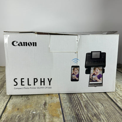 Canon Selphy CP1300 Wireless Compact Photo Printer With Paper & Cartridge
