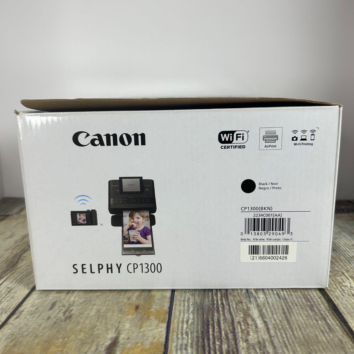Canon Selphy CP1300 Wireless Compact Photo Printer With Paper & Cartridge