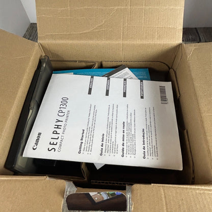Canon Selphy CP1300 Wireless Compact Photo Printer With Paper & Cartridge