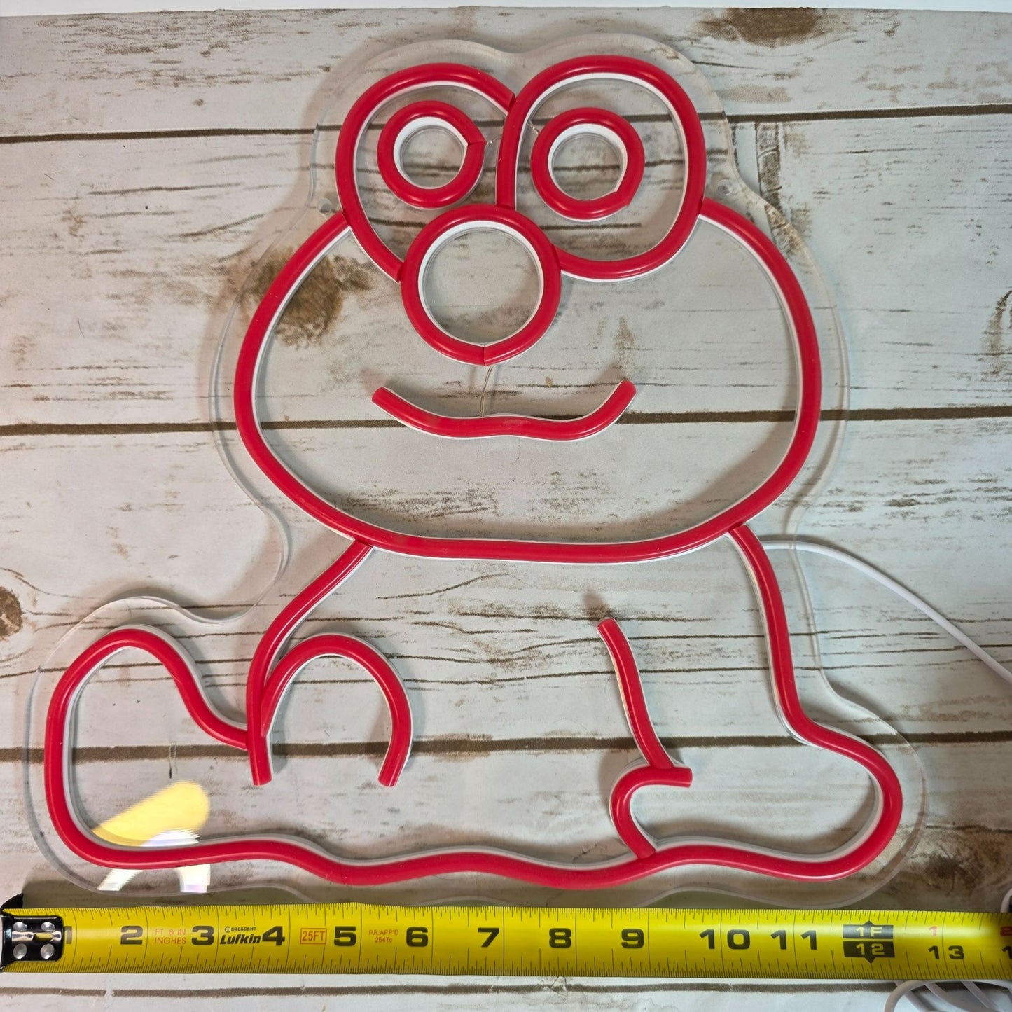Neon LED Wall Light Red Elmo Cartoon Usb-Powered