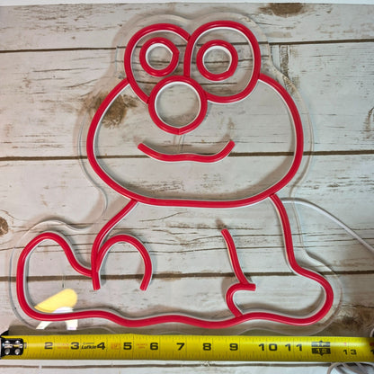Neon LED Wall Light Red Elmo Cartoon Usb-Powered
