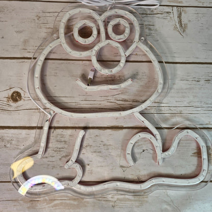 Neon LED Wall Light Red Elmo Cartoon Usb-Powered