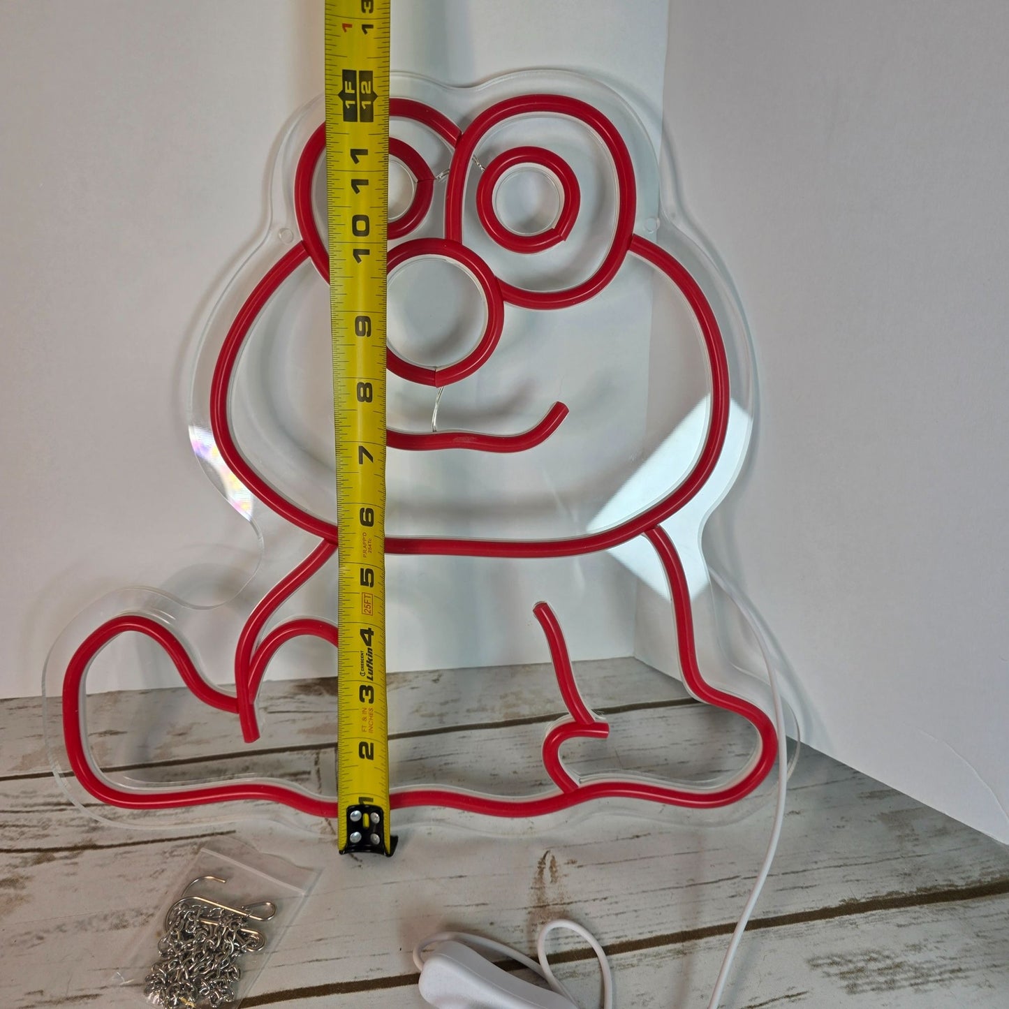 Neon LED Wall Light Red Elmo Cartoon Usb-Powered