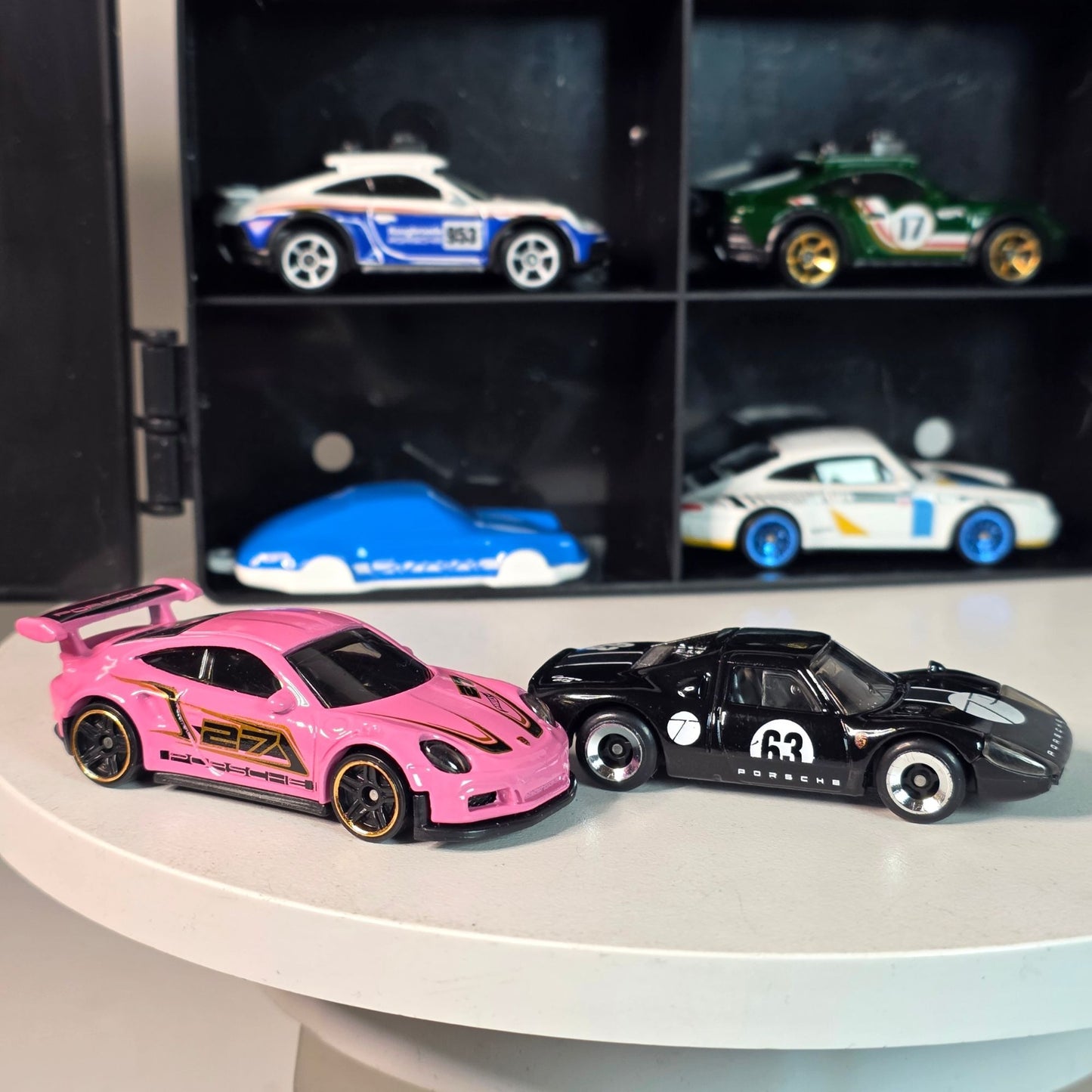 Hot Wheels Porsche Custom 12 Pack With Display Case