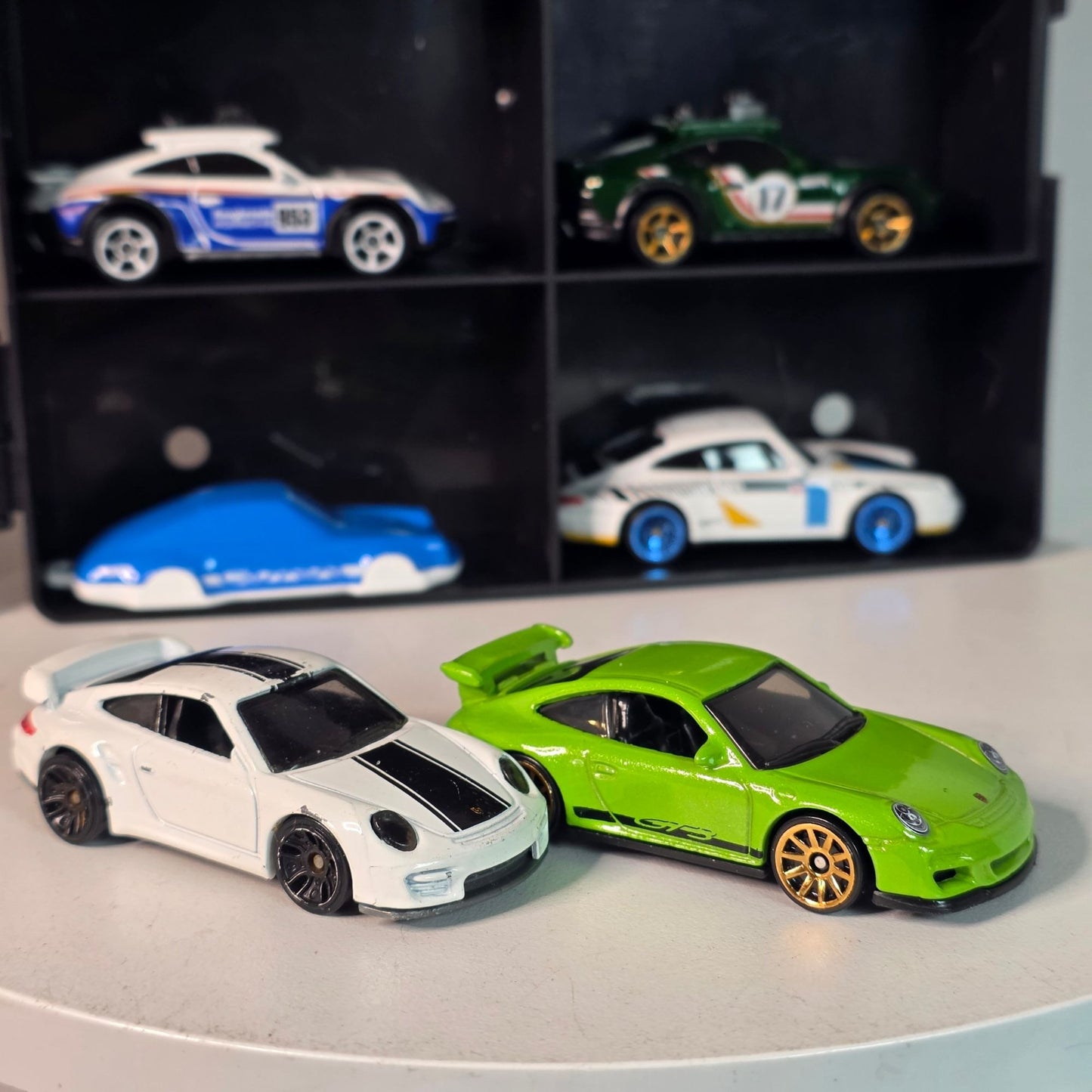 Hot Wheels Porsche Custom 12 Pack With Display Case