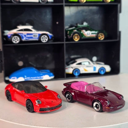 Hot Wheels Porsche Custom 12 Pack With Display Case