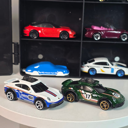 Hot Wheels Porsche Custom 12 Pack With Display Case