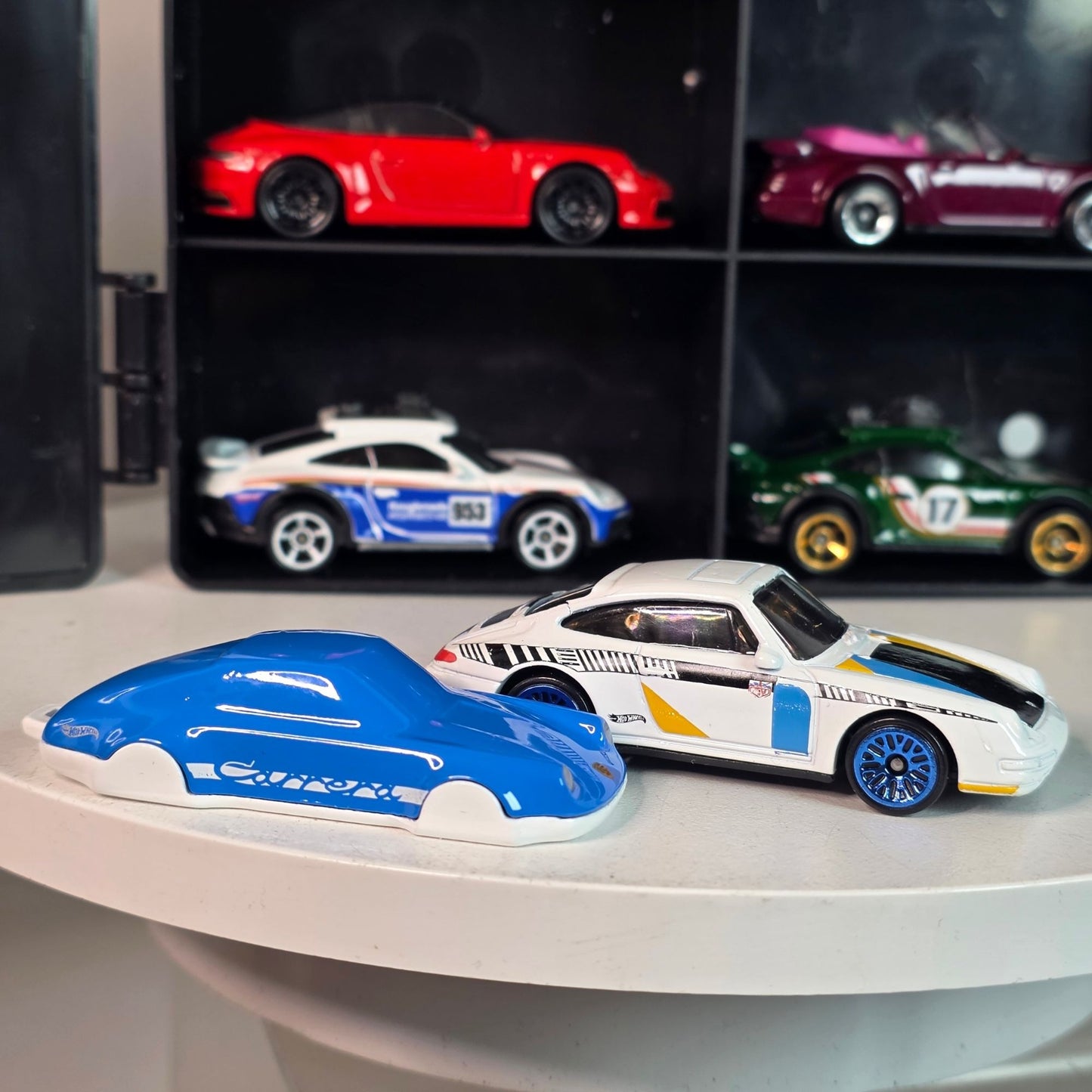 Hot Wheels Porsche Custom 12 Pack With Display Case