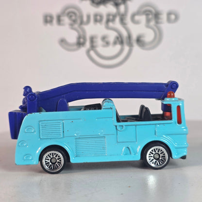 Vintage 2002 McD Matchbox Snorkel Fire Truck Blue Happy Meal