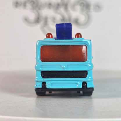 Vintage 2002 McD Matchbox Snorkel Fire Truck Blue Happy Meal