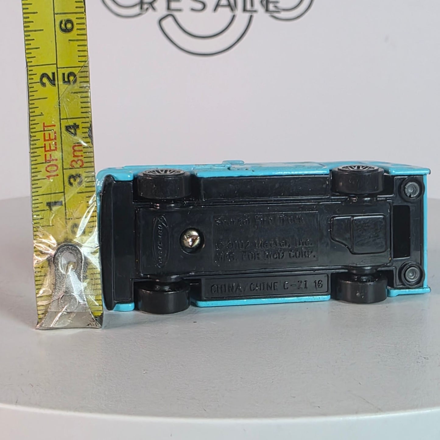 Vintage 2002 McD Matchbox Snorkel Fire Truck Blue Happy Meal
