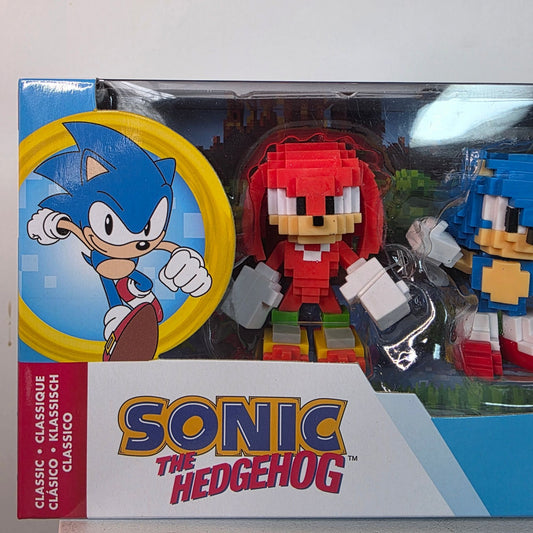 Sonic The Hedgehog Digital Figures Pack Classic Sonic Knuckles Tails By Jakks Pacific