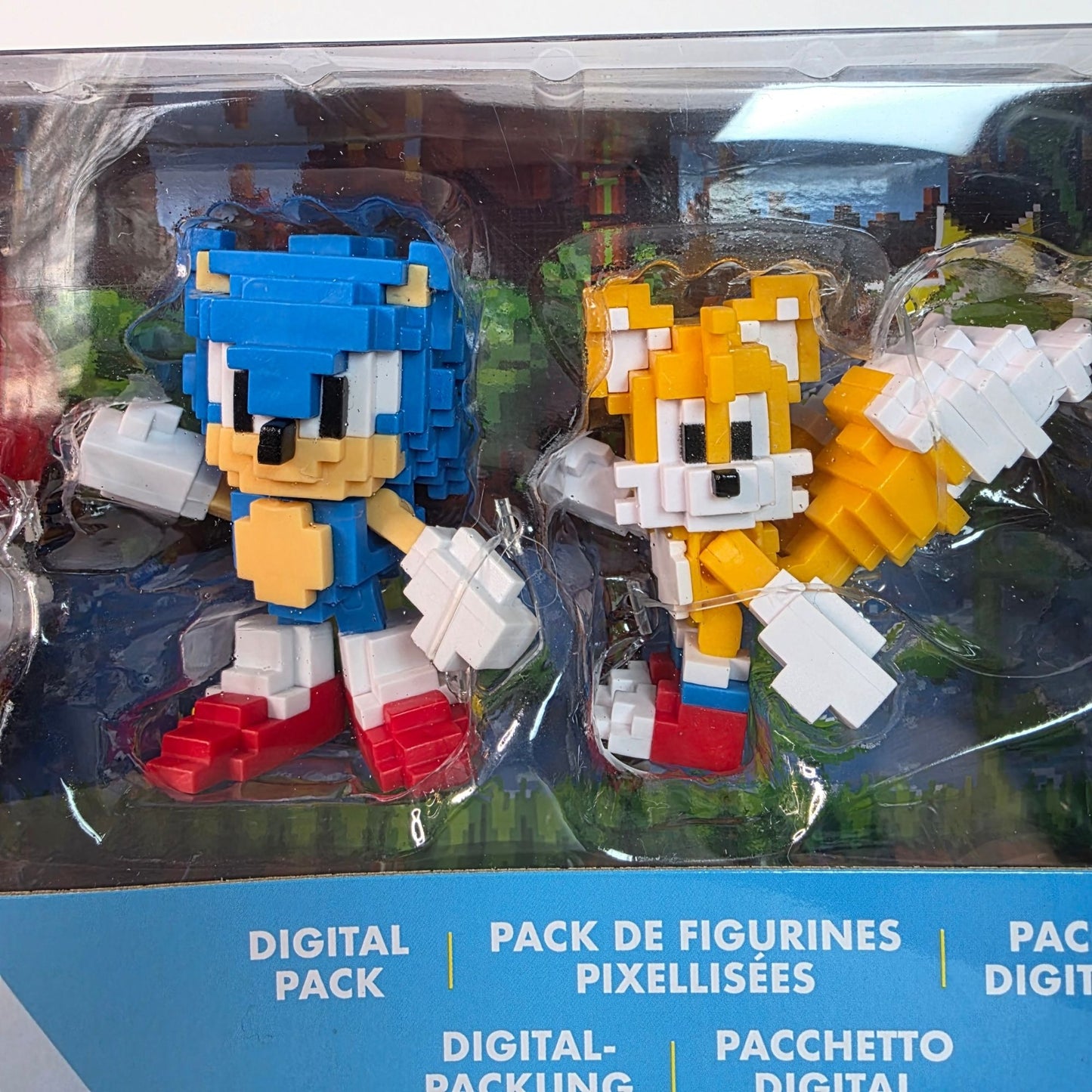 Sonic The Hedgehog Digital Figures Pack Classic Sonic Knuckles Tails By Jakks Pacific