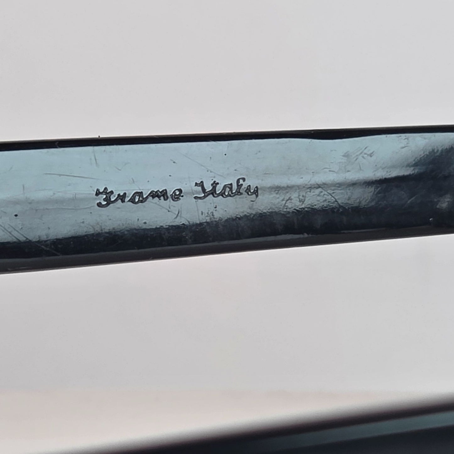 Swank 1960s Vintage Sunglasses With Case Black Frame 44-19 Made In Italy