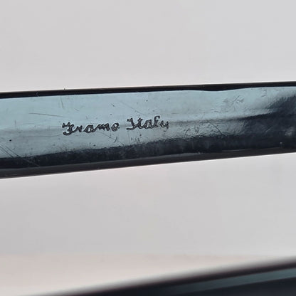 Swank 1960s Vintage Sunglasses With Case Black Frame 44-19 Made In Italy