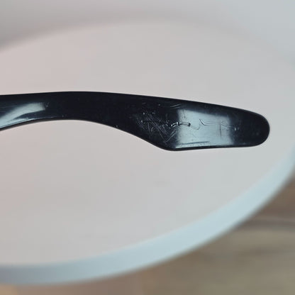 Swank 1960s Vintage Sunglasses With Case Black Frame 44-19 Made In Italy