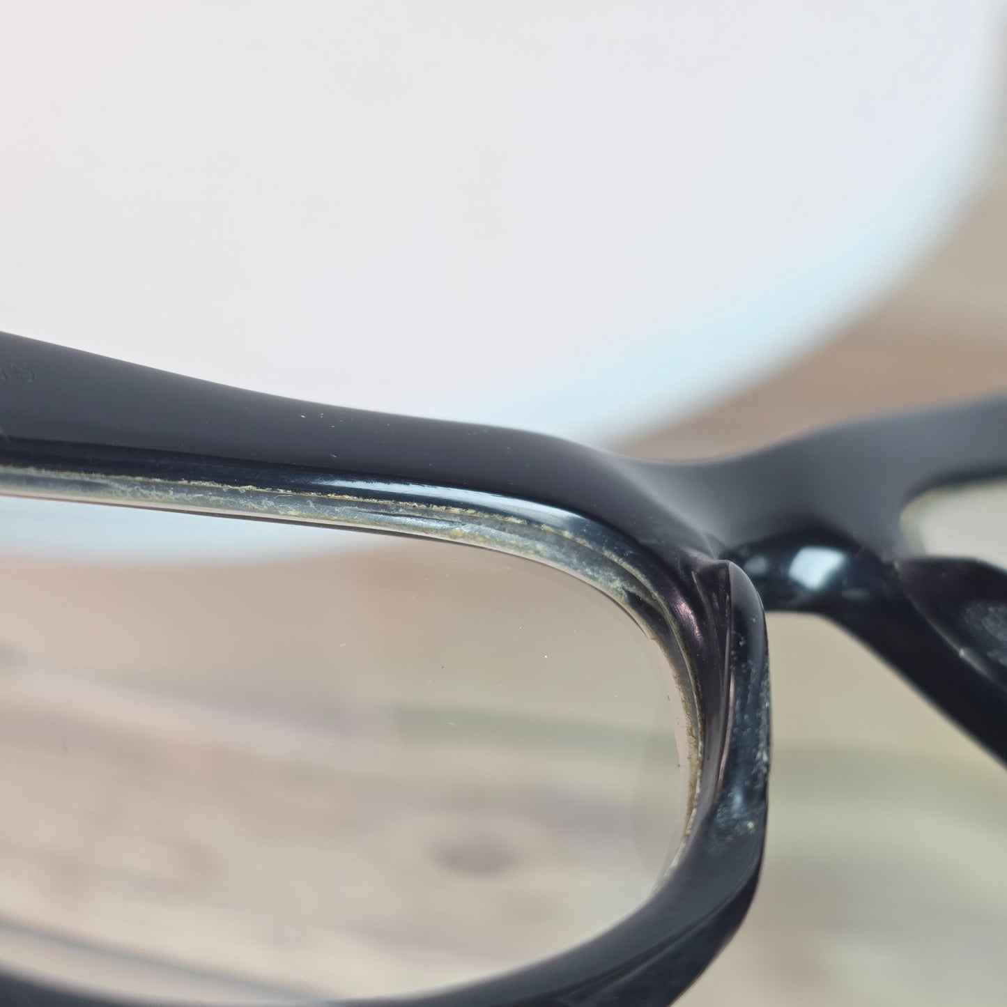 Swank 1960s Vintage Sunglasses With Case Black Frame 44-19 Made In Italy