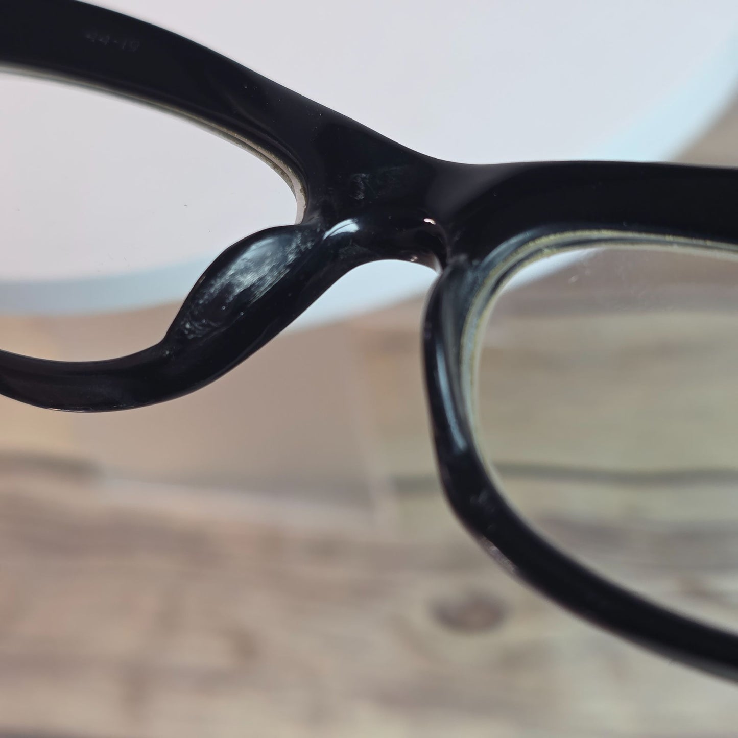 Swank 1960s Vintage Sunglasses With Case Black Frame 44-19 Made In Italy