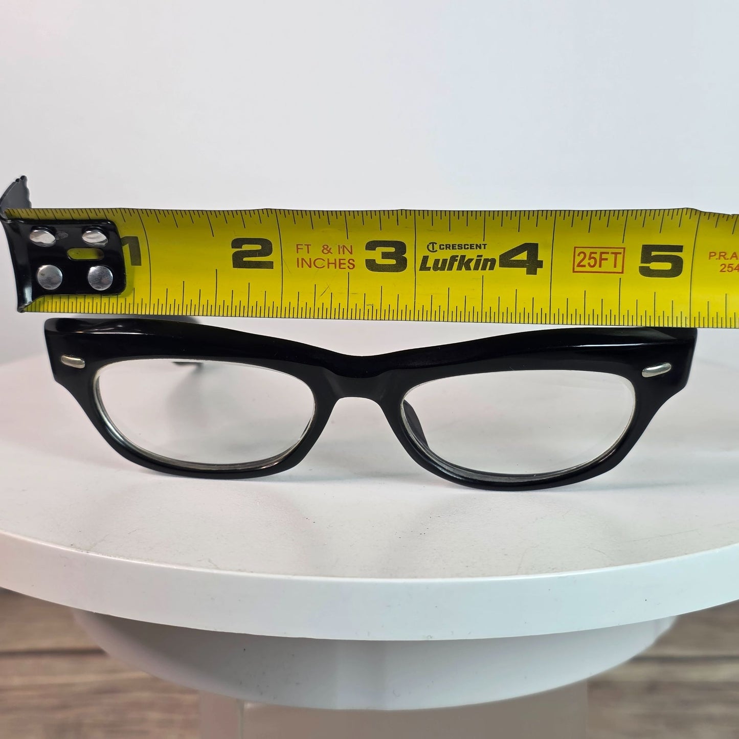 Swank 1960s Vintage Sunglasses With Case Black Frame 44-19 Made In Italy