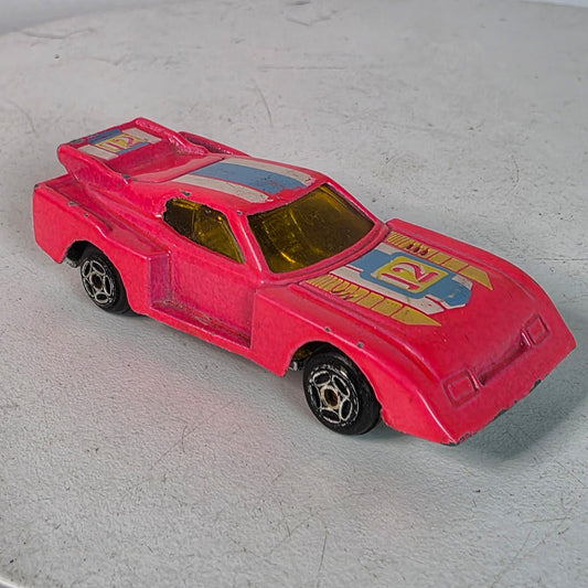 Vintage Summer Marz Karz Toyota Celica LB Turbo GR-5 S8001 Die-Cast Model Red #12 Racing Decals 1:64 Scale